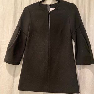 Lela Rose Black Long Sleeve Top